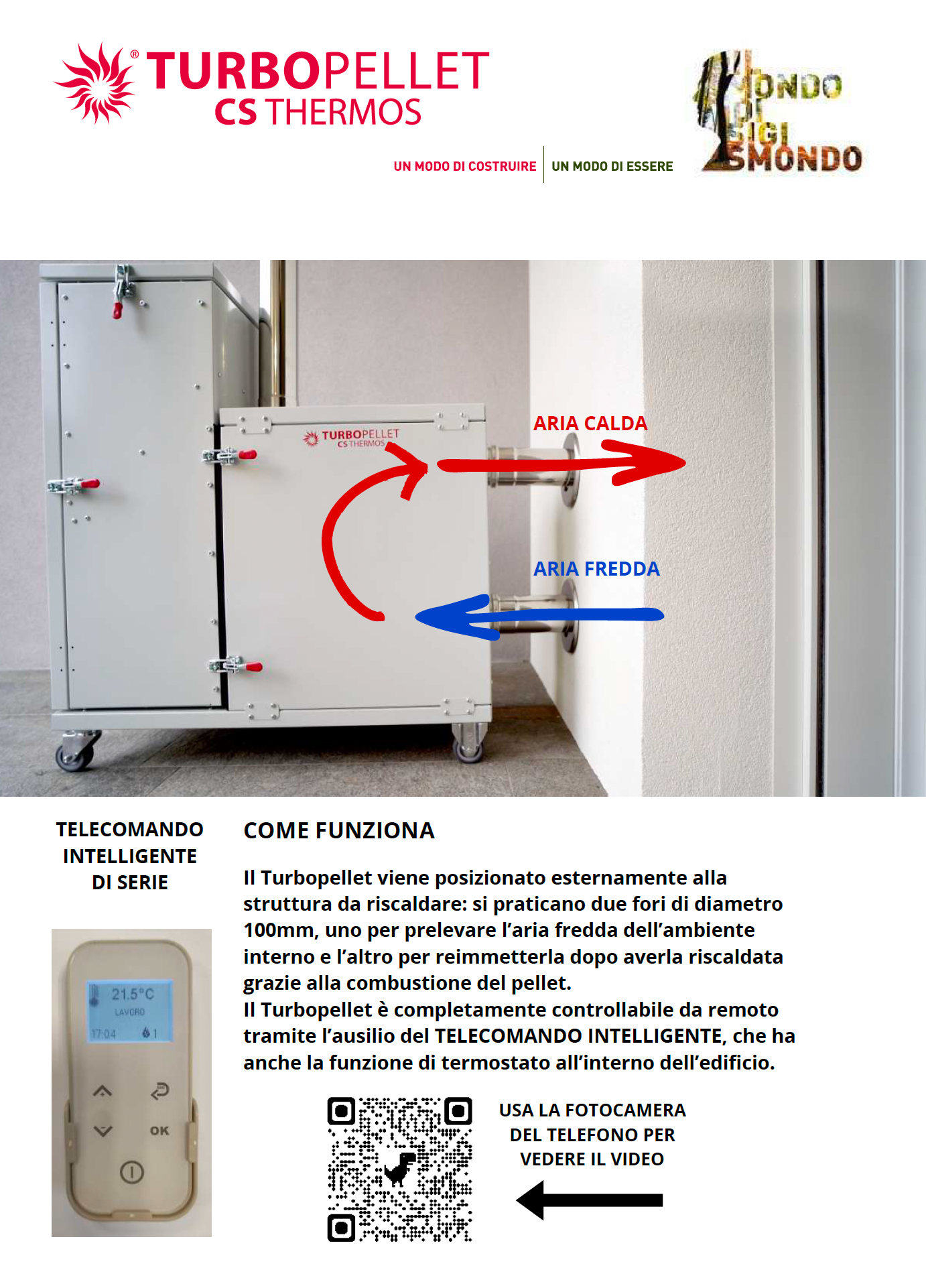 CS TEHRMOS TURBO PELLET 屋外設置ペレットストーブ　ターボペレット