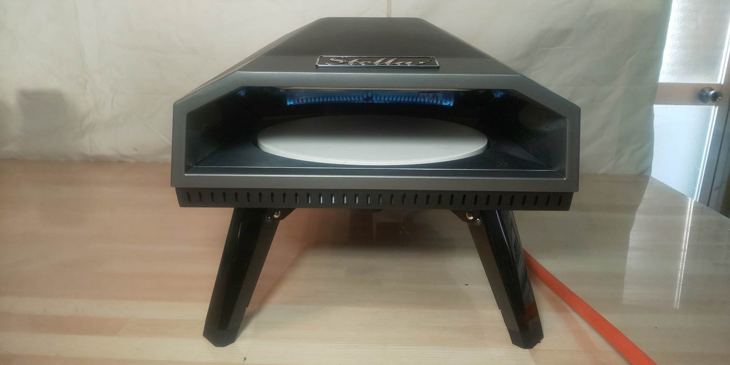 究極の回転式ピザプレート、ポータブルガスピザ窯　STELLA(ステッラ）