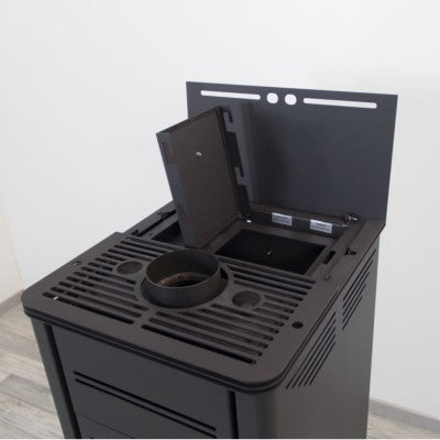 LAMINOX FIORELLO-PLUS（ラミノックス　フィオレッロ-プラス）無電源ペレットストーブ(薪兼用）　9.0KW　イタリア製