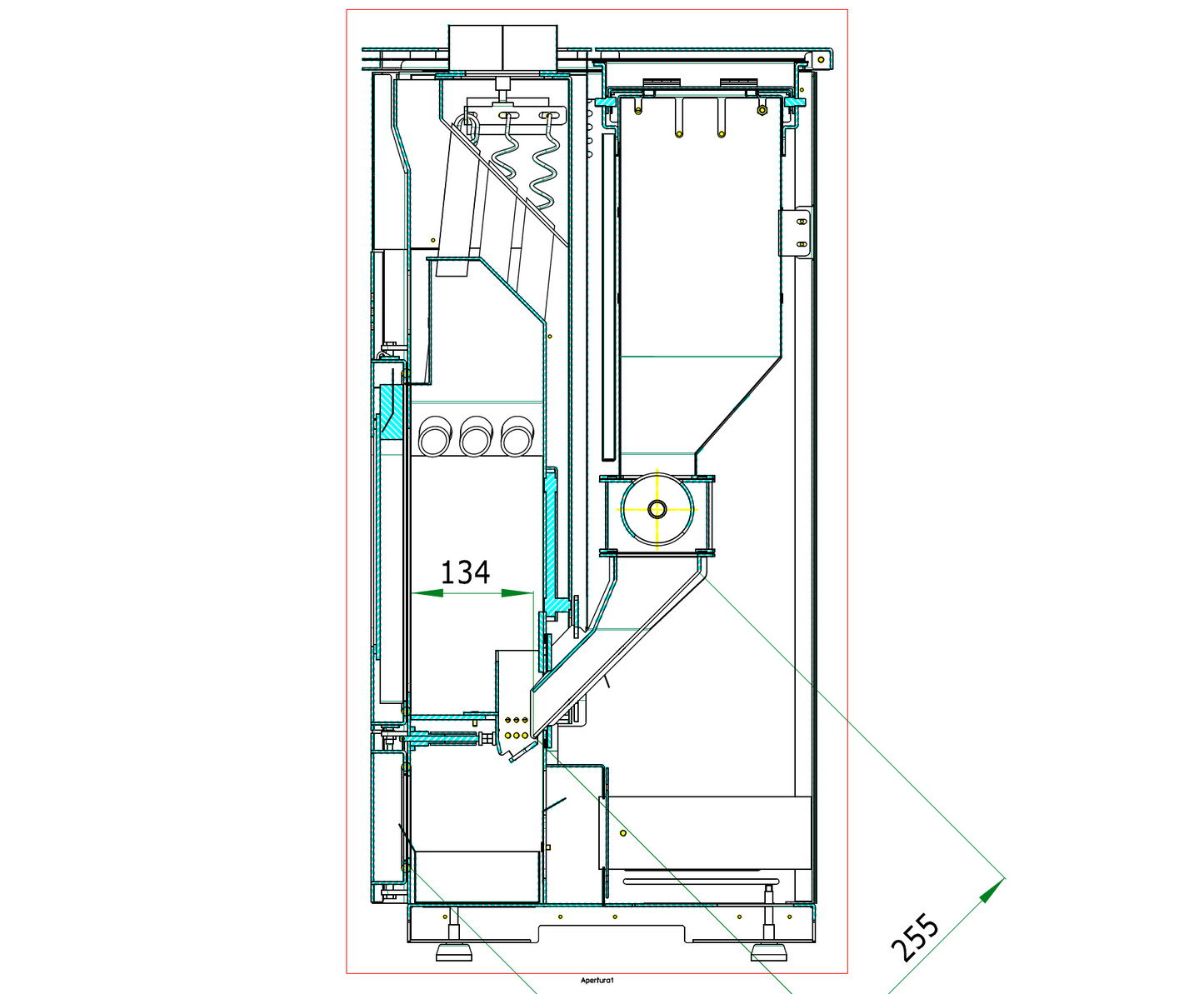 LAMINOX FIORELLO-PLUS（ラミノックス　フィオレッロ-プラス）無電源ペレットストーブ(薪兼用）　9.0KW　イタリア製