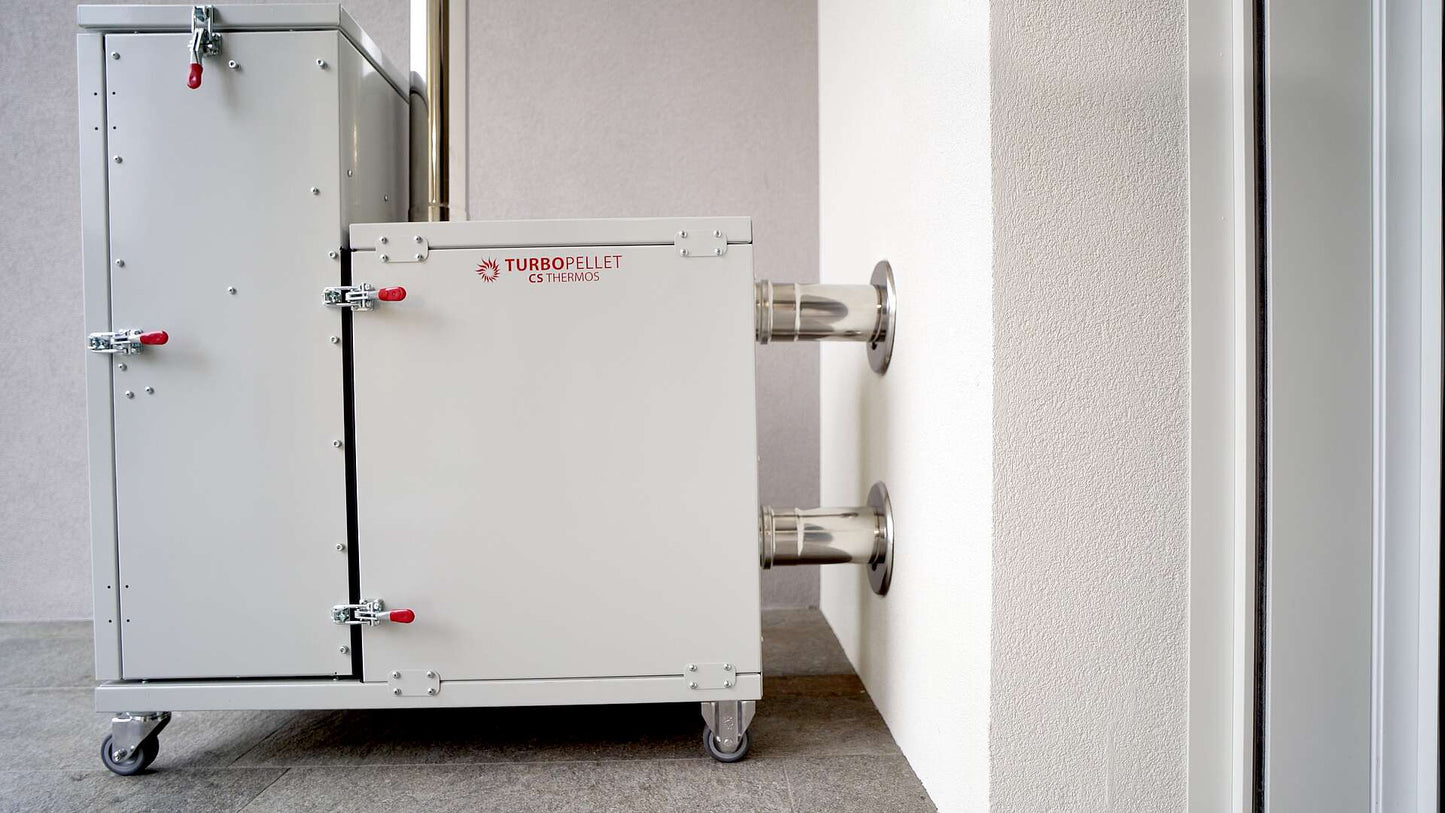 CS TEHRMOS TURBO PELLET 屋外設置ペレットストーブ　ターボペレット