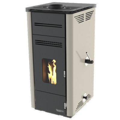 LAMINOX FIORELLO-PLUS（ラミノックス　フィオレッロ-プラス）無電源ペレットストーブ(薪兼用）　9.0KW　イタリア製